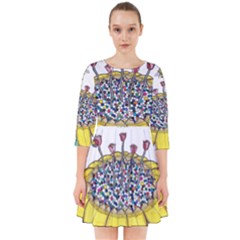 Bees At Work  Smock Dress by okhismakingart