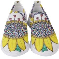 Bees At Work  Kids  Slip On Sneakers by okhismakingart