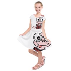 Literal Bookworm Kids  Short Sleeve Dress