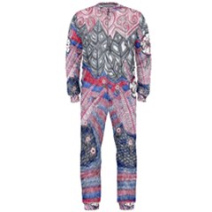 Abstract Flower Field Onepiece Jumpsuit (men)  by okhismakingart