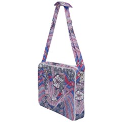 Abstract Flower Field Cross Body Office Bag by okhismakingart