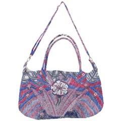 Abstract Flower Field Removal Strap Handbag by okhismakingart