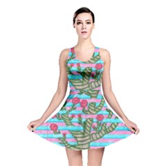 Notebook Flower Tree Reversible Skater Dress by okhismakingart