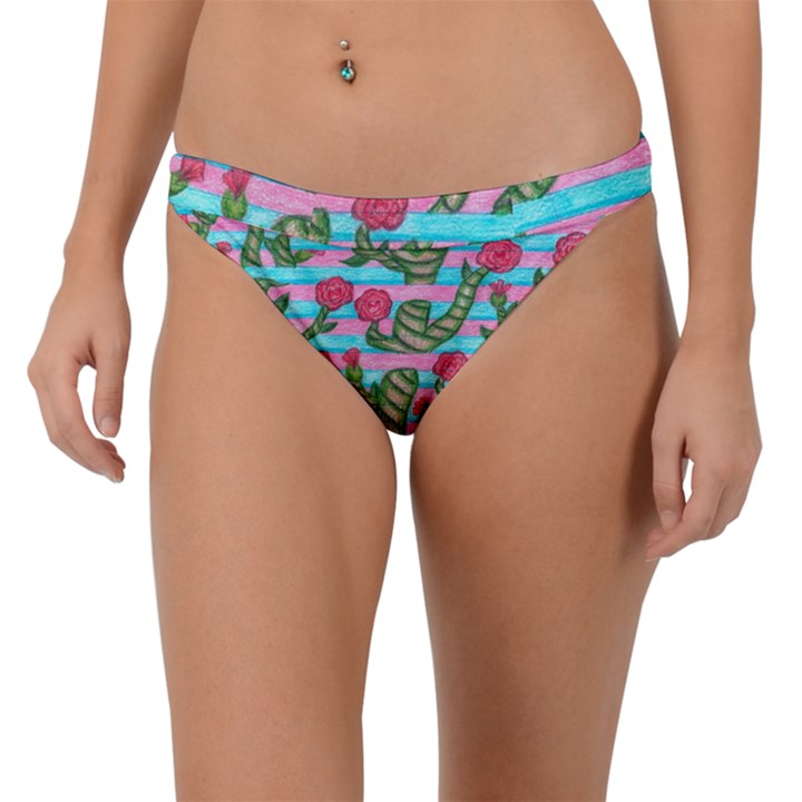 Notebook Flower Tree Band Bikini Bottom