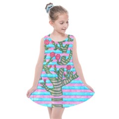 Notebook Flower Tree Kids  Summer Dress by okhismakingart