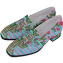 Notebook Flower Tree Women s Chunky Heel Loafers View2