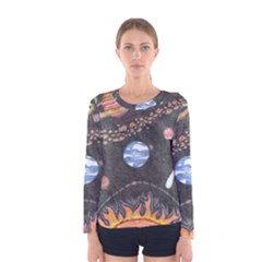 Space Women s Long Sleeve Tee