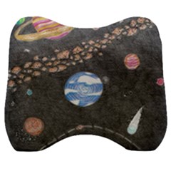 Space Velour Head Support Cushion by okhismakingart