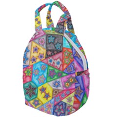 Stained Glass Flowers  Travel Backpacks by okhismakingart