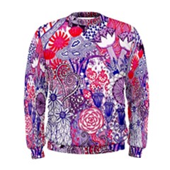 Floral Jungle Purple Men s Sweatshirt by okhismakingart