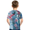 Floral Jungle Blue Kids  Sport Mesh Tee View2