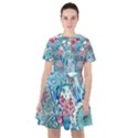 Floral Jungle Blue Sailor Dress View1