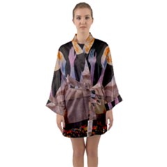 Angel s City Long Sleeve Kimono Robe by okhismakingart