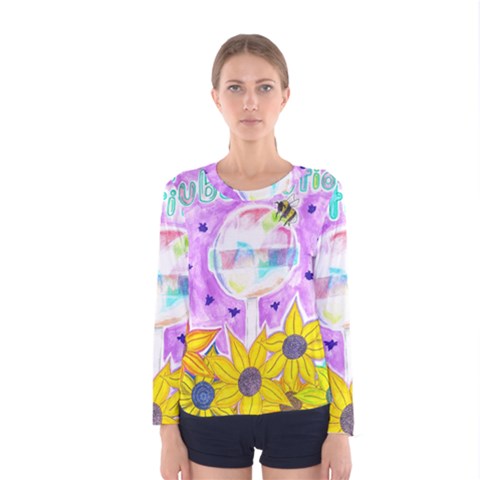 Artificial Substitution Women s Long Sleeve Tee by okhismakingart