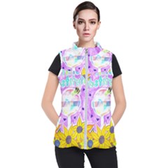 Artificial Substitution Women s Puffer Vest by okhismakingart