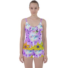 Artificial Substitution Tie Front Two Piece Tankini by okhismakingart