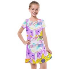 Artificial Substitution Kids  Cross Web Dress by okhismakingart