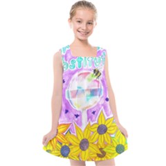 Artificial Substitution Kids  Cross Back Dress by okhismakingart