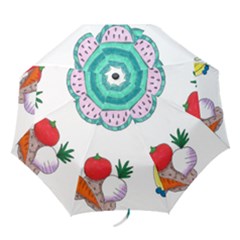 Fruits Veggies Folding Umbrellas by okhismakingart