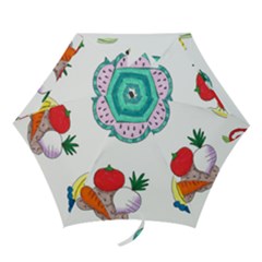 Fruits Veggies Mini Folding Umbrellas by okhismakingart