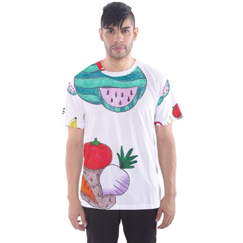 Fruits Veggies Men s Sports Mesh Tee by okhismakingart