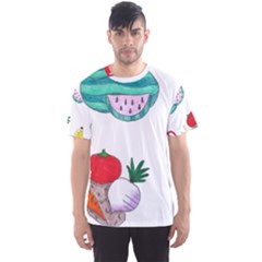 Fruits Veggies Men s Sports Mesh Tee