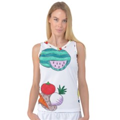 Fruits Veggies Women s Basketball Tank Top by okhismakingart