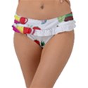 Fruits Veggies Frill Bikini Bottom View1