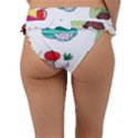 Fruits Veggies Frill Bikini Bottom View2