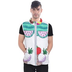 Fruits Veggies Men s Puffer Vest by okhismakingart