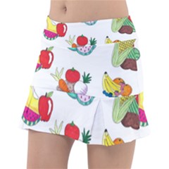 Fruits Veggies Tennis Skirt by okhismakingart