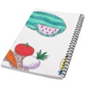 Fruits Veggies 5.5  x 8.5  Notebook View2