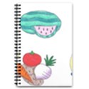 Fruits Veggies 5.5  x 8.5  Notebook View3