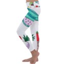 Fruits Veggies Kids  Lightweight Velour Classic Yoga Leggings View2