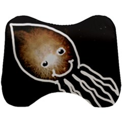 Friendly Firework Squid Head Support Cushion by okhismakingart