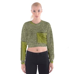 Electric Field Art I Cropped Sweatshirt by okhismakingart