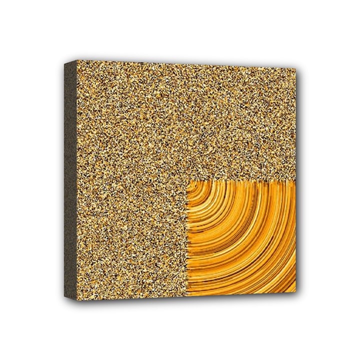 Electric Field Art II Mini Canvas 4  x 4  (Stretched)