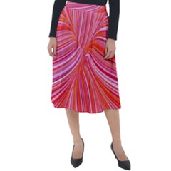 Electric Field Art Iii Classic Velour Midi Skirt 