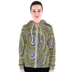 Electric Field Art Iv Women s Zipper Hoodie by okhismakingart