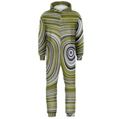 Electric Field Art Iv Hooded Jumpsuit (men)  by okhismakingart