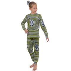 Electric Field Art Iv Kids  Long Sleeve Set  by okhismakingart