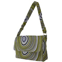 Electric Field Art Iv Full Print Messenger Bag by okhismakingart