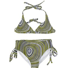 Electric Field Art Iv Kids  Classic Bikini Set by okhismakingart