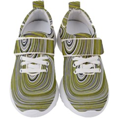 Electric Field Art Iv Kids  Velcro Strap Shoes by okhismakingart