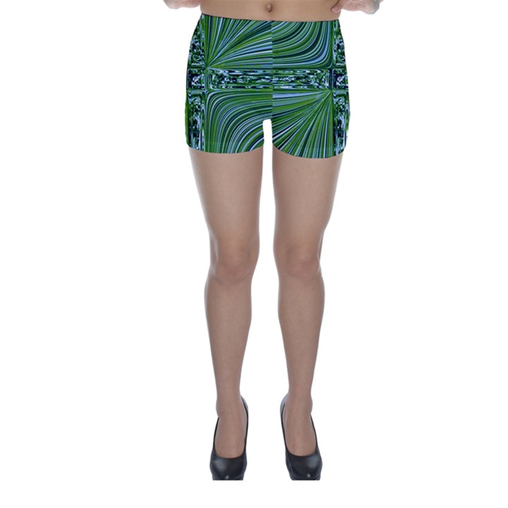 Electric Field Art VII Skinny Shorts