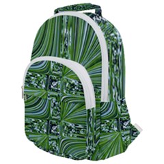 Electric Field Art Vii Rounded Multi Pocket Backpack