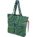 Electric Field Art VII Drawstring Tote Bag View1