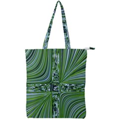 Electric Field Art Vii Double Zip Up Tote Bag by okhismakingart