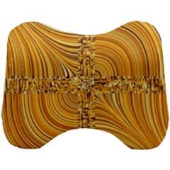 Electric Field Art Viii Head Support Cushion by okhismakingart