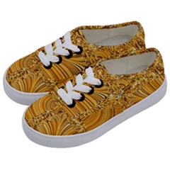 Electric Field Art Viii Kids  Classic Low Top Sneakers by okhismakingart